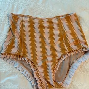 Kortni Jeane High-Waisted Zigzag Bikini Bottom